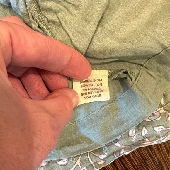 Green Floral Tank with Purple Bloomers/Diaper Cover - Picture 8 of 9